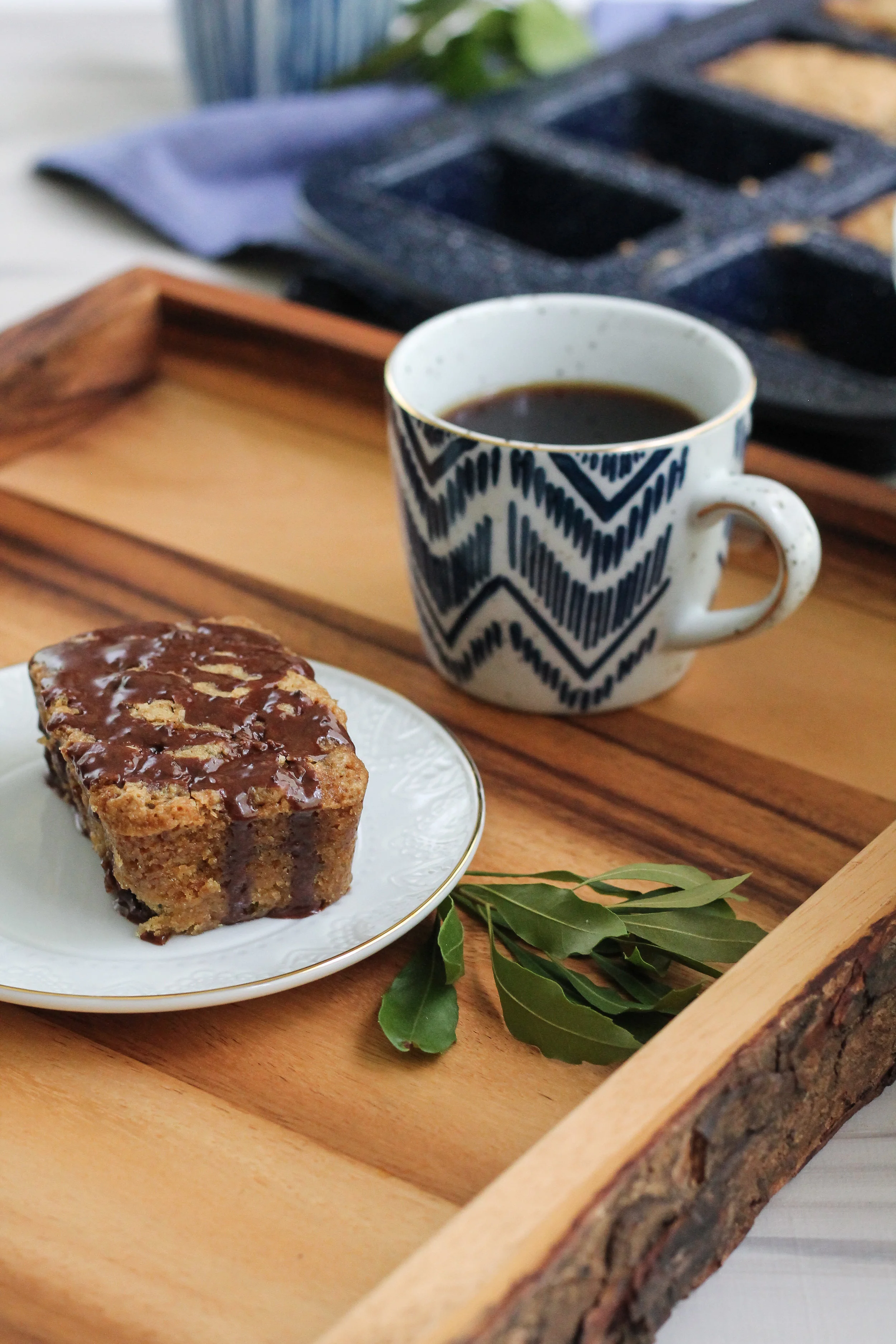 Chocolate Drizzled Mini Zucchini Bread Loaves — Plate Fete